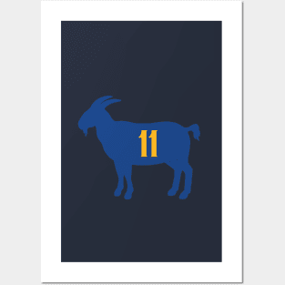 Klay Thompson Golden State Goat Qiangy Posters and Art
